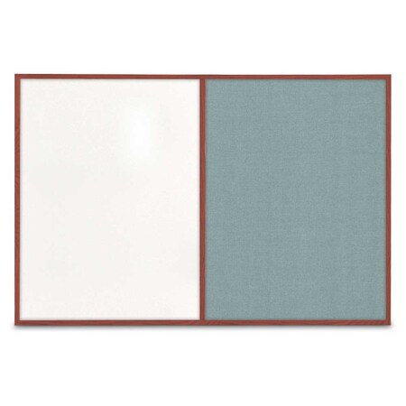 United Visual Products Slim Style Indoor Enclosed Corkboard, 42 UVRDS42SBH-BLACK-CLOUD